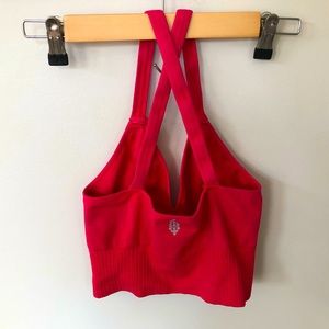 Red Free People Good Karma Crop!!